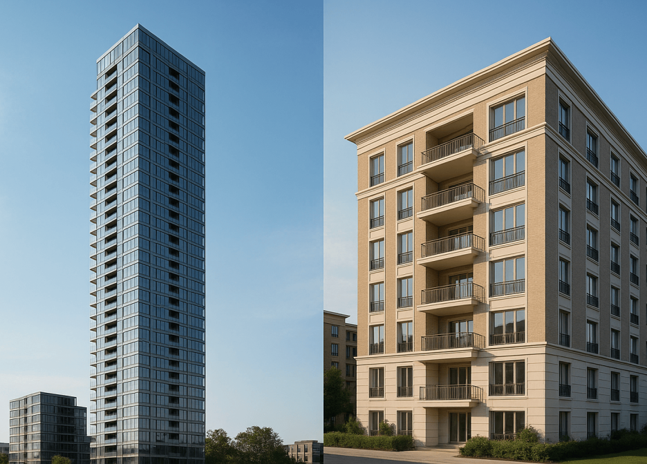 سرمایه‌گذاری در برج یا آپارتمان؟