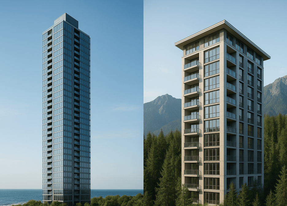 تفاوت برج‌های ساحلی و جنگلی